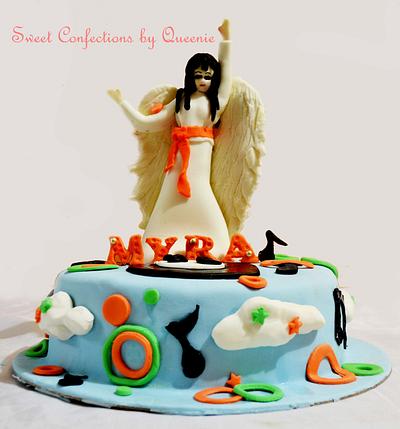 Angel Theme Cake - Cake by SWEET CONFECTIONS BY QUEENIE