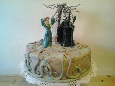 maleficent - Cake by Dulciriela -Gisela Gañan