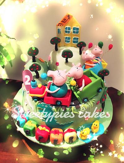 Peppa pig  - Cake by Sweetypiescake
