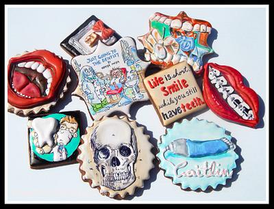 Dental Themed Cookies - Cake by Kim Coleman (Sugar Rush Custom Cookies)