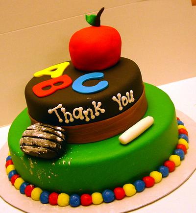 Teacher Appreciation - Cake by Stephanie Dill