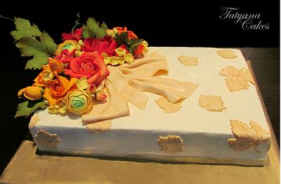 Cake with flowers - Cake by Tatyana Cakes