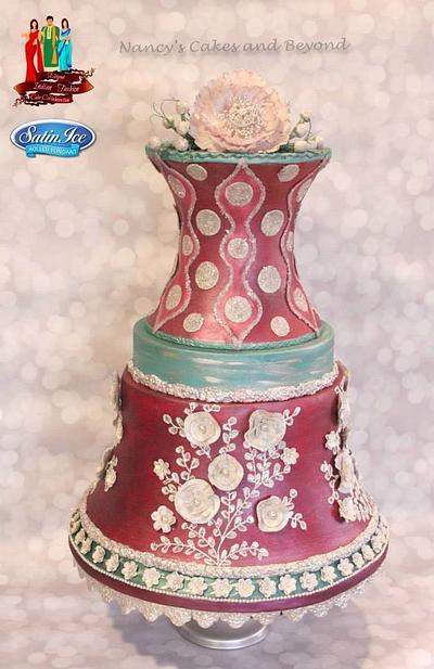 Indian Fashion Inspired Cake - Cake by Nancy's Cakes and Beyond