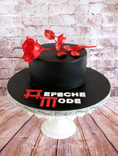 Depeche mode cake. - Cake by LenkaSweetDreams