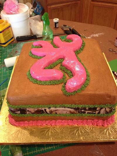 Girls Browning Real tree cake - Cake by Beverly Coleman 