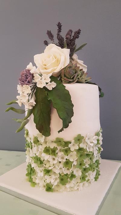 Cake with flowers - Cake by iratorte