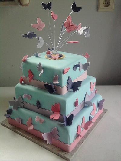 butterfly's - Cake by esther