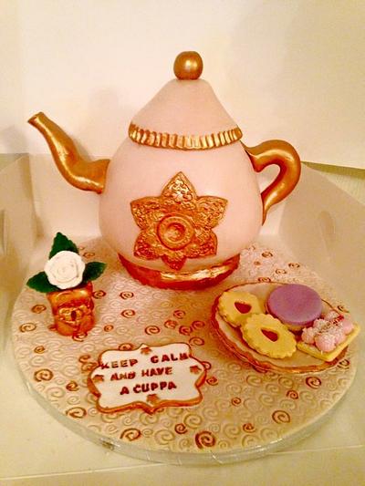 Keep calm & have a cuppa !  - Cake by Niamhsnibbles