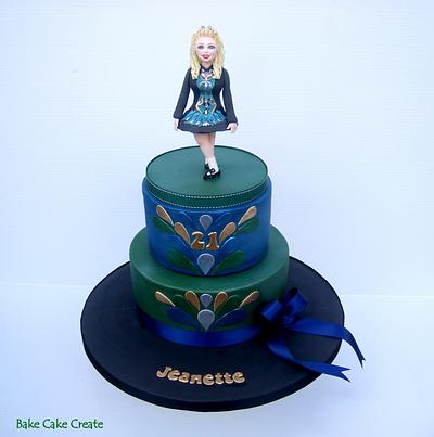 Irish dancer - Cake by Karen Geraghty