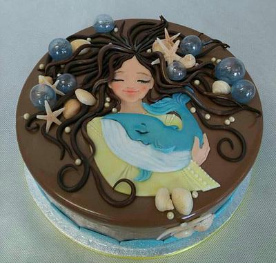 Whale song  - Cake by Elena Medvedeva