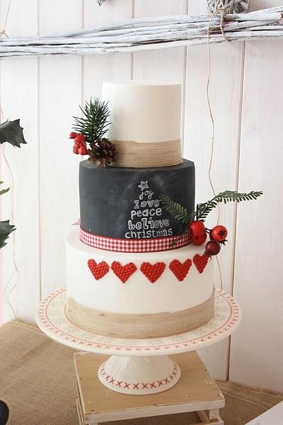 Christmas cake - Cake by Cori's Sweet Temptations