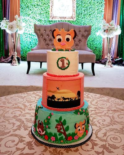 Lion King cake and cookies - Cake by Yum Cakes and Treats