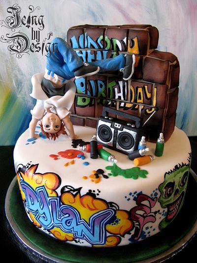Graffiti cake - Cake by Jennifer