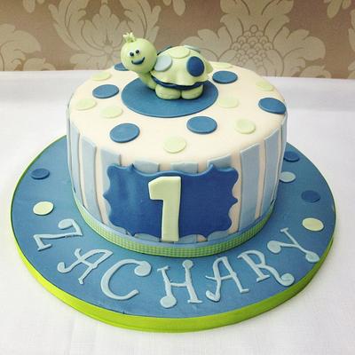 Boys Turtle themed cake - Cake by funkyfabcakes