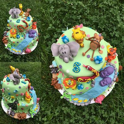 Animal cake - Cake by Janinka
