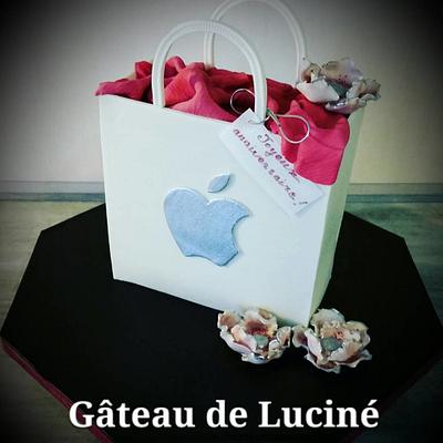 Gift bag cake - Cake by Gâteau de Luciné