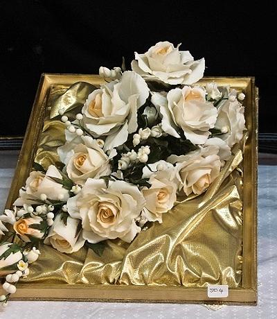 Rose Bridal Bouquet - Cake by Lena da Cruz