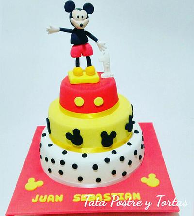 Torta Mickey Mouse - Cake by Tata Postres y Tortas