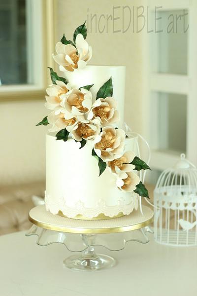Enchant- Wedding cake - Cake by Rumana Jaseel