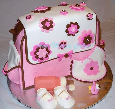 Girlie Diaper bag - Cake by Ann-Marie Youngblood