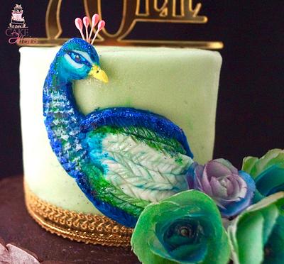 Peacock Birthday Cake Ideas Images (Pictures) | Peacock cake, Peacock  birthday, Hand painted wedding cake