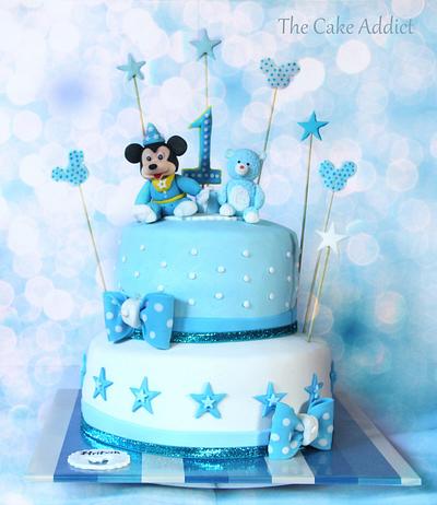 Baby mickey party - Cake by Sreeja -The Cake Addict