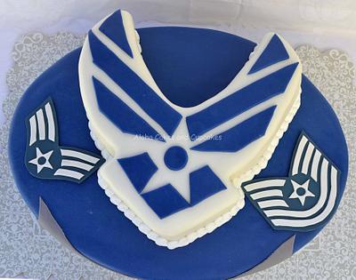 Air Force Multiple Promotion - Cake by Sarah Scott