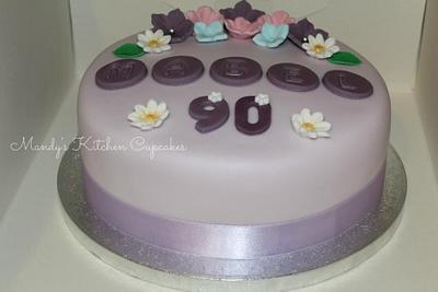 90th Birthday Cake - Cake by Mandy Morris
