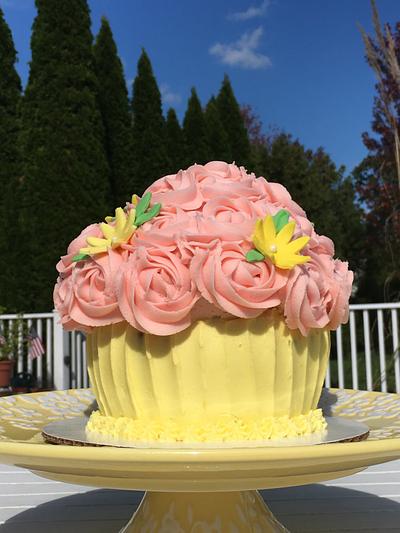 Rosettes in Flowerpot - Cake by Sheri C.