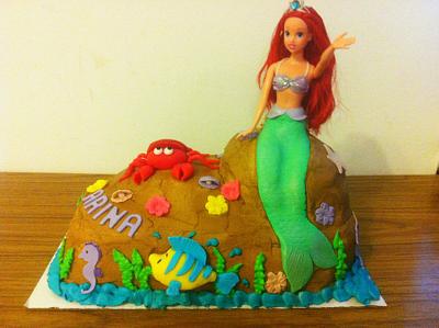 Little Mermaid cake - Cake by Sarah F
