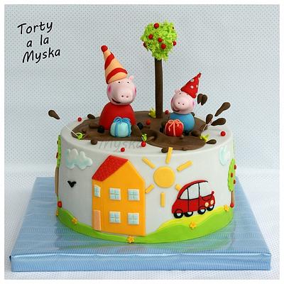 Peppa Pig - Cake by Myska