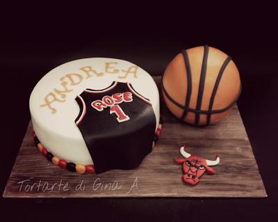 Basketball cake - Cake by Gina Assini