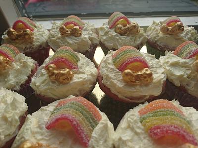 Rainbow baby cupcakes - Cake by Dana Bakker