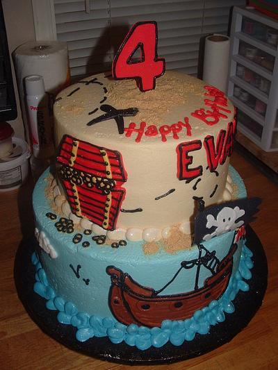 Pirate Evan - Cake by Jennifer C.
