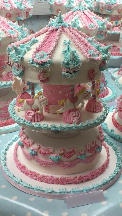 Carousal cake   - Cake by Jollyjilly