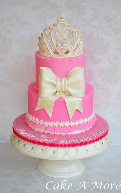 Princess Tiara Cake - Cake by Cake-A-Moré
