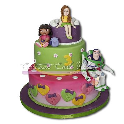 A cake for Flavia's BDay - Cake by Eliana Cardone - Cartoon Cake Village