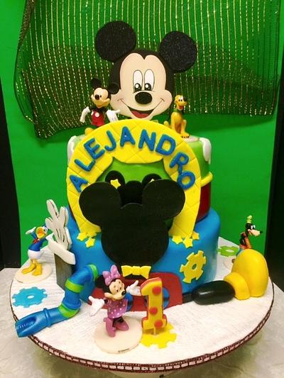 Mickey theme - Cake by Fun Fiesta Cakes  