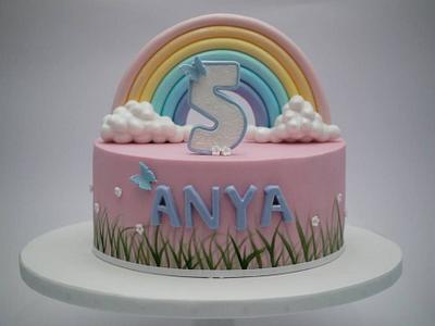 Pastel Rainbow Cake - Cake by Prettytemptations