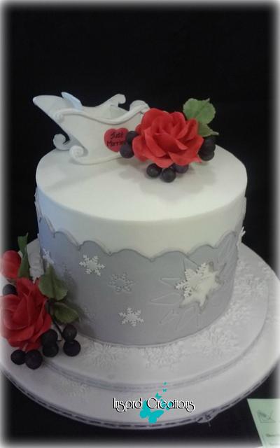 Winter wedding cake - Cake by Willene Clair Venter
