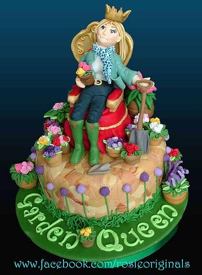 Garden Queen - Cake by Rosie Cake-Diva