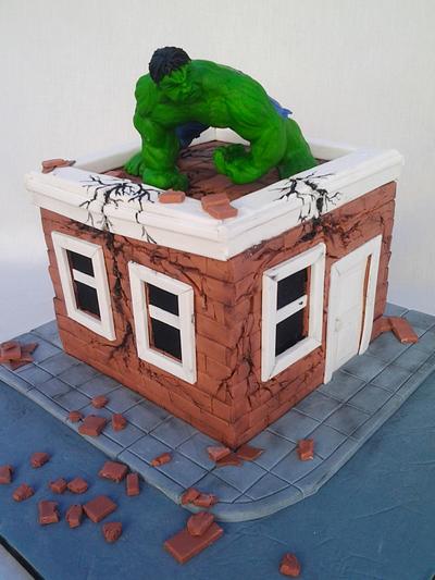 Increíble Hulk - Cake by Natalia Casaballe