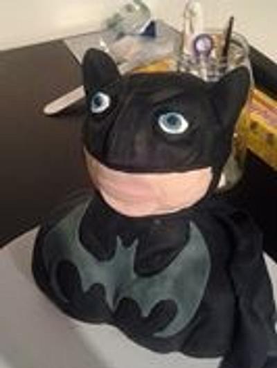Batman figure made out of crispy treat - Cake by Lianna (Yummy cakes and cupcakes)