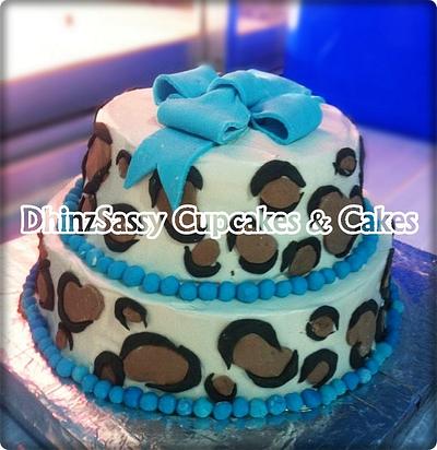 Leopard Print Cake - Cake by DhinzSassy Cupcakes & Cakes