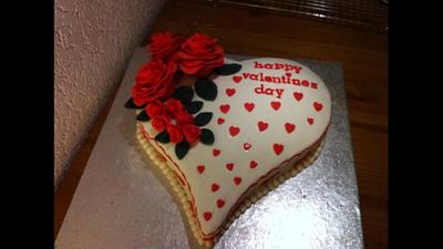 Valentines day cake - Cake by Carrie68