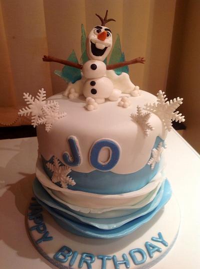 Frozen Olaf - Cake by Nanna Lyn Cakes