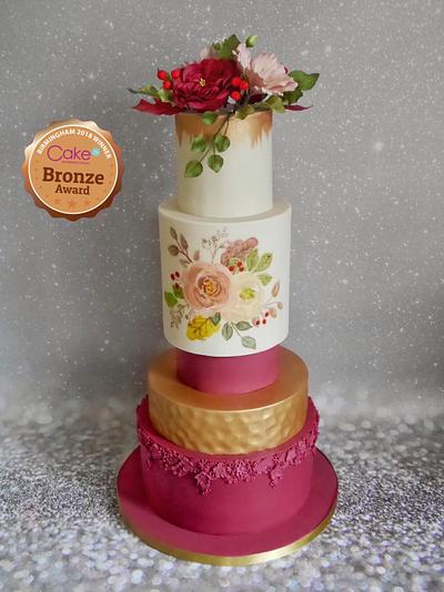 My CI wedding cake entry - Cake by Daisychain's Cakes