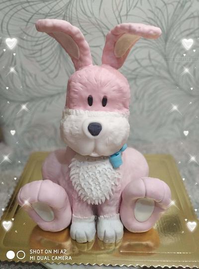 Ružový zajko - Cake by macka