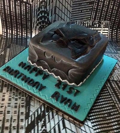 21st Batman cake - Cake by thetreatemporium