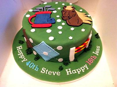 Joint Birthday - Cake by Rachel White
